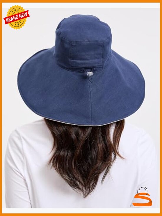Women UPF 50+ Sun Hat with Ponytail Hole, Packable for Travel, Adjustable